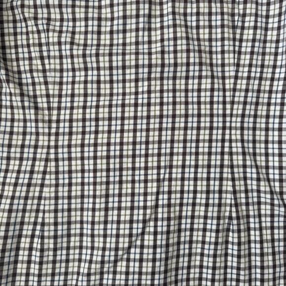 Eton Shirt Mens 16.5 42 Slim Brown Green Check Plaid Button Down Long Sleeve - Picture 12 of 12